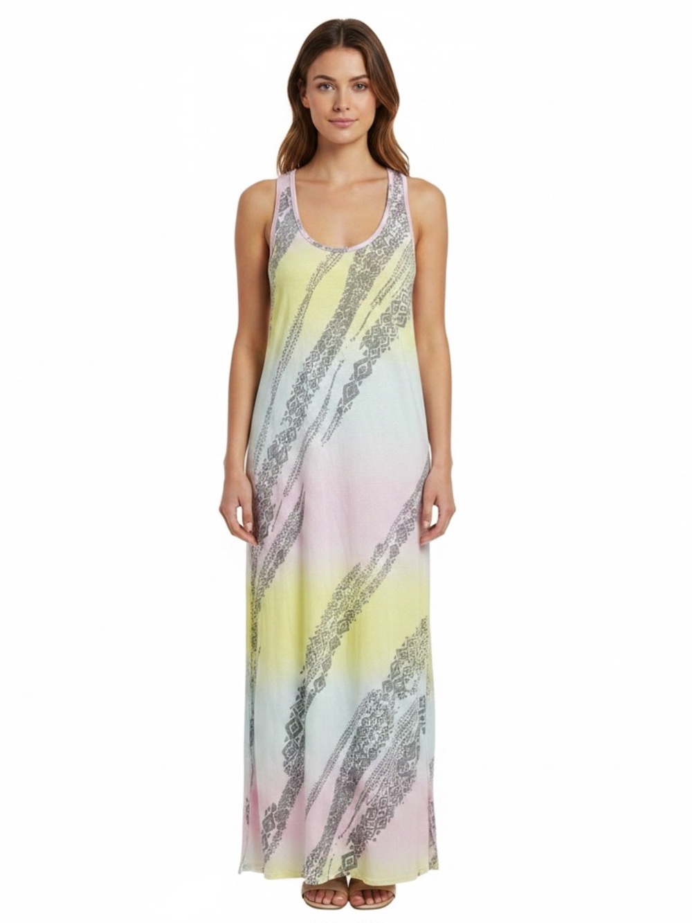 River Island multicoloured maxi dress Size 8 NWT